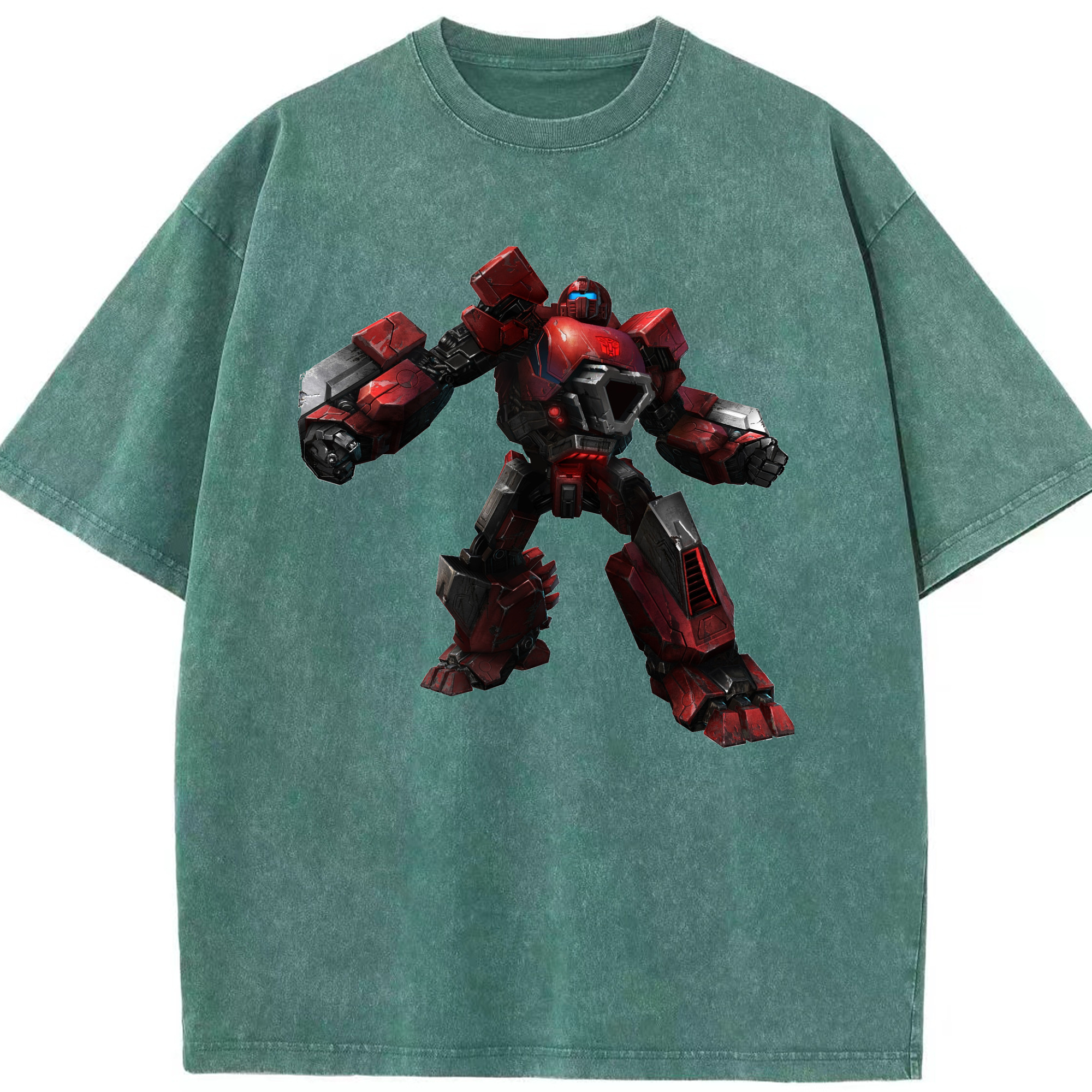 （画像用）  綿100% ヴィンテージ風 半袖Tシャツ（フロントプリント）